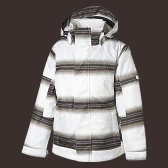 Burton White Collection Cosmic Delight Insulated Snowboard Jacket Size Medium - Picture 1 of 12